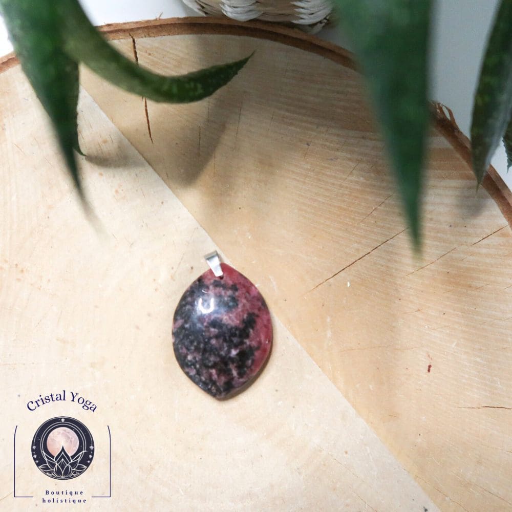 Pendentif rhodonite