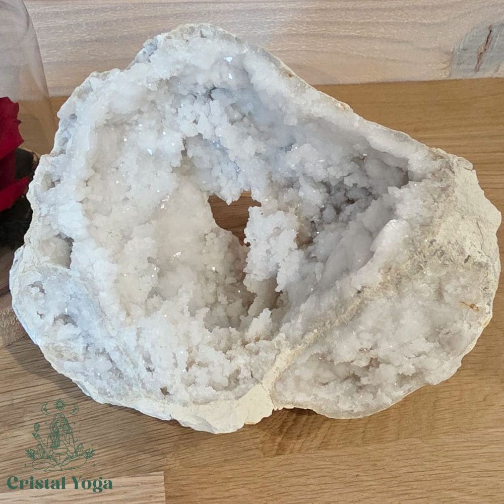 Géode en cristal de roche