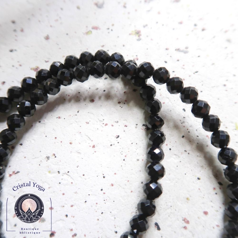 bracelet en spinelle noire