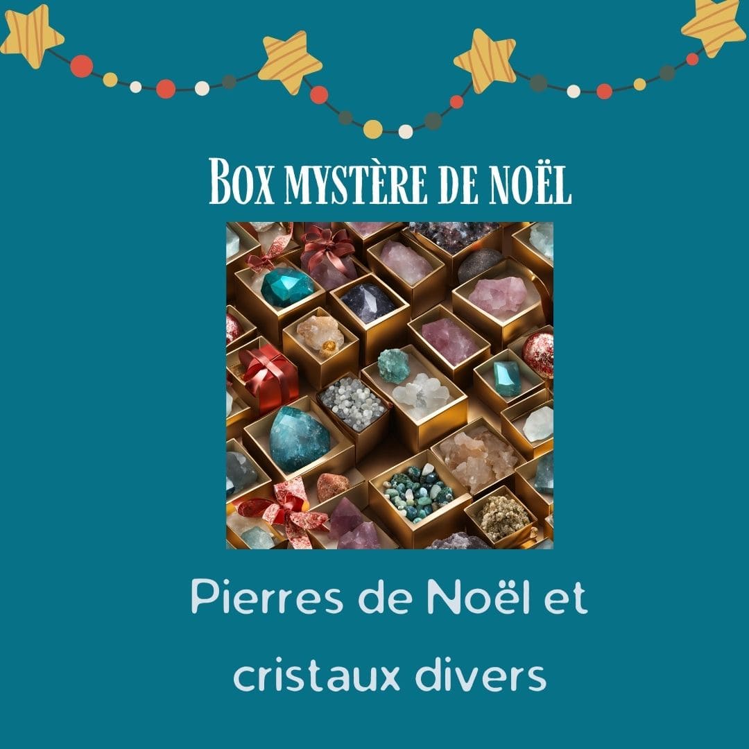 Box mystère de Noël avec cristaux