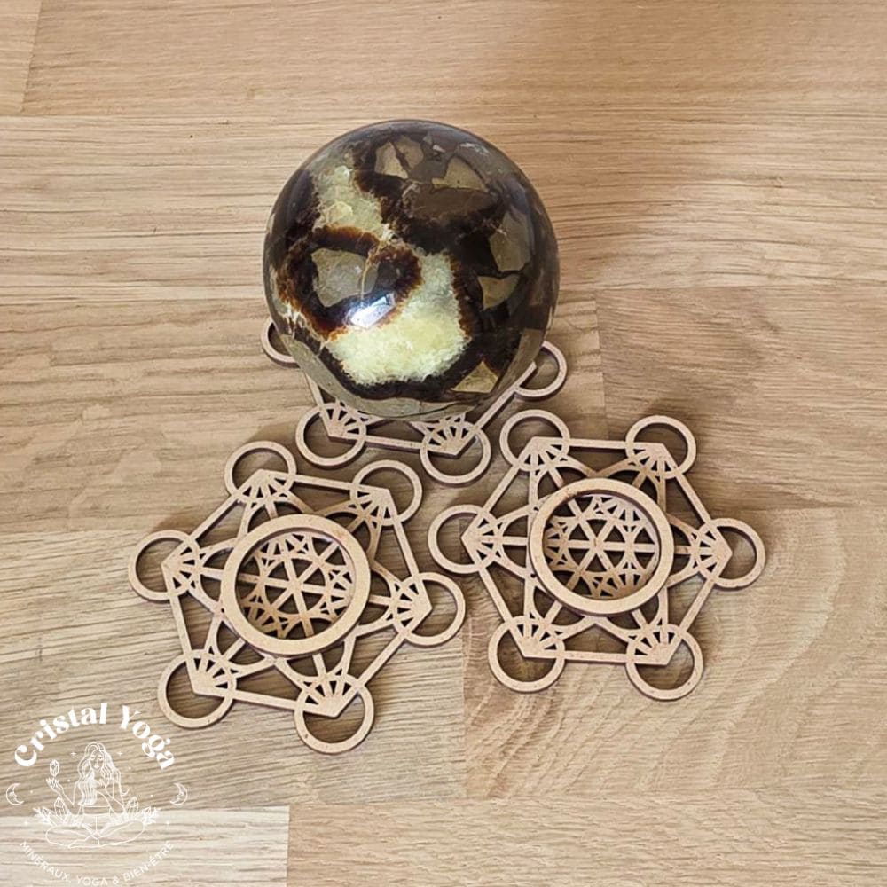 Support pour sphère cube de métatron
