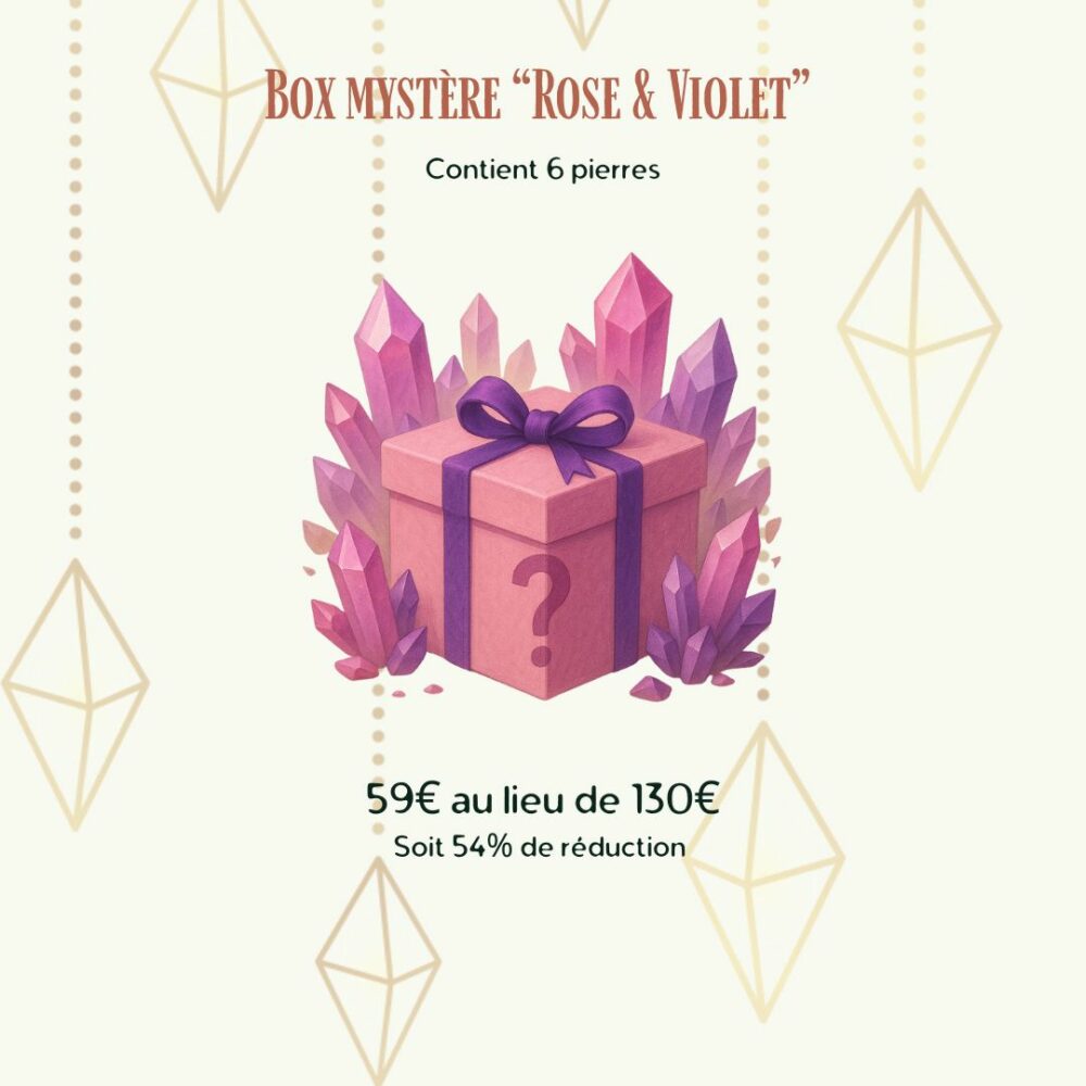 Box mystère rose et violet