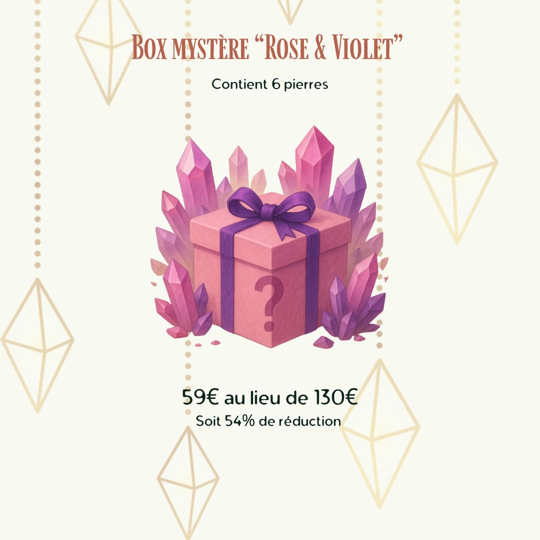 Box mystère rose et violet
