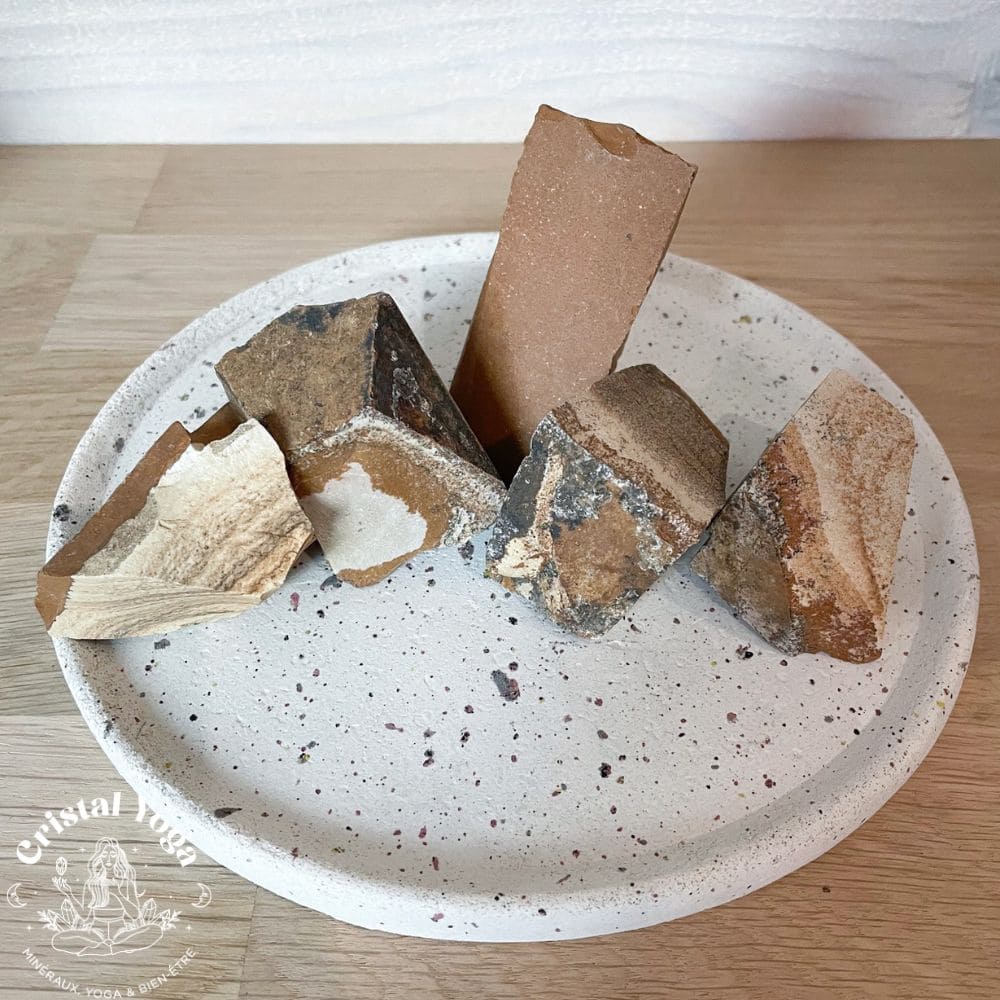 Pierre brute en jaspe paysage