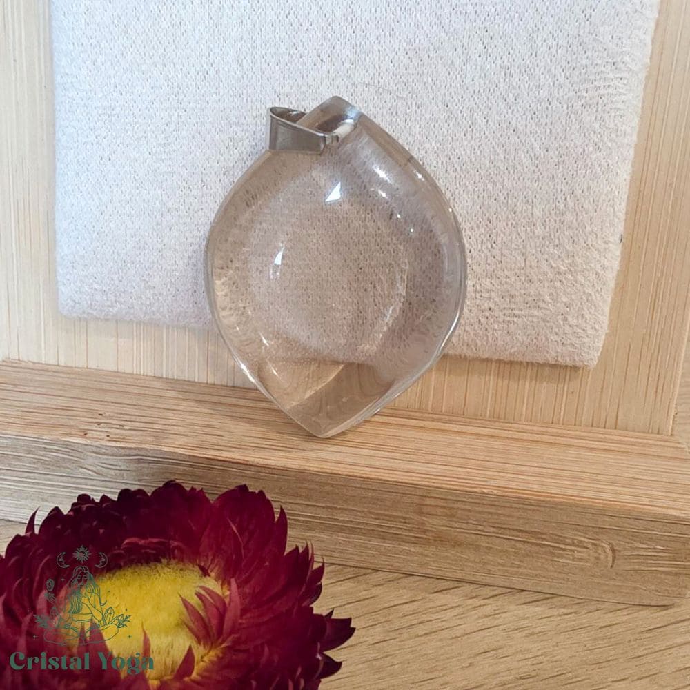 Pendentif en cristal de roche fumé