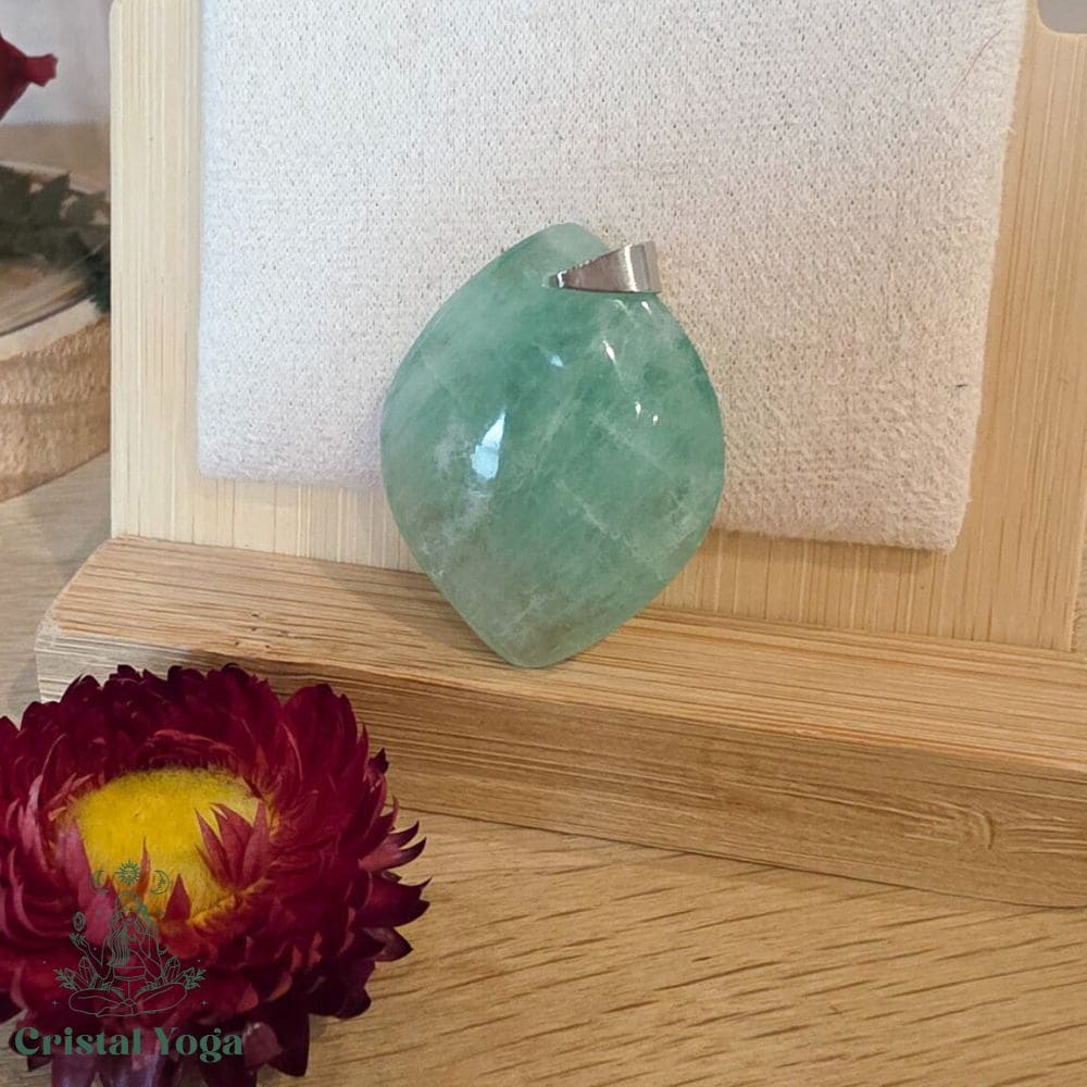 Pendentif en fluorite verte