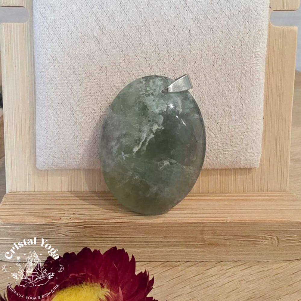 Pendentif en fluorite verte