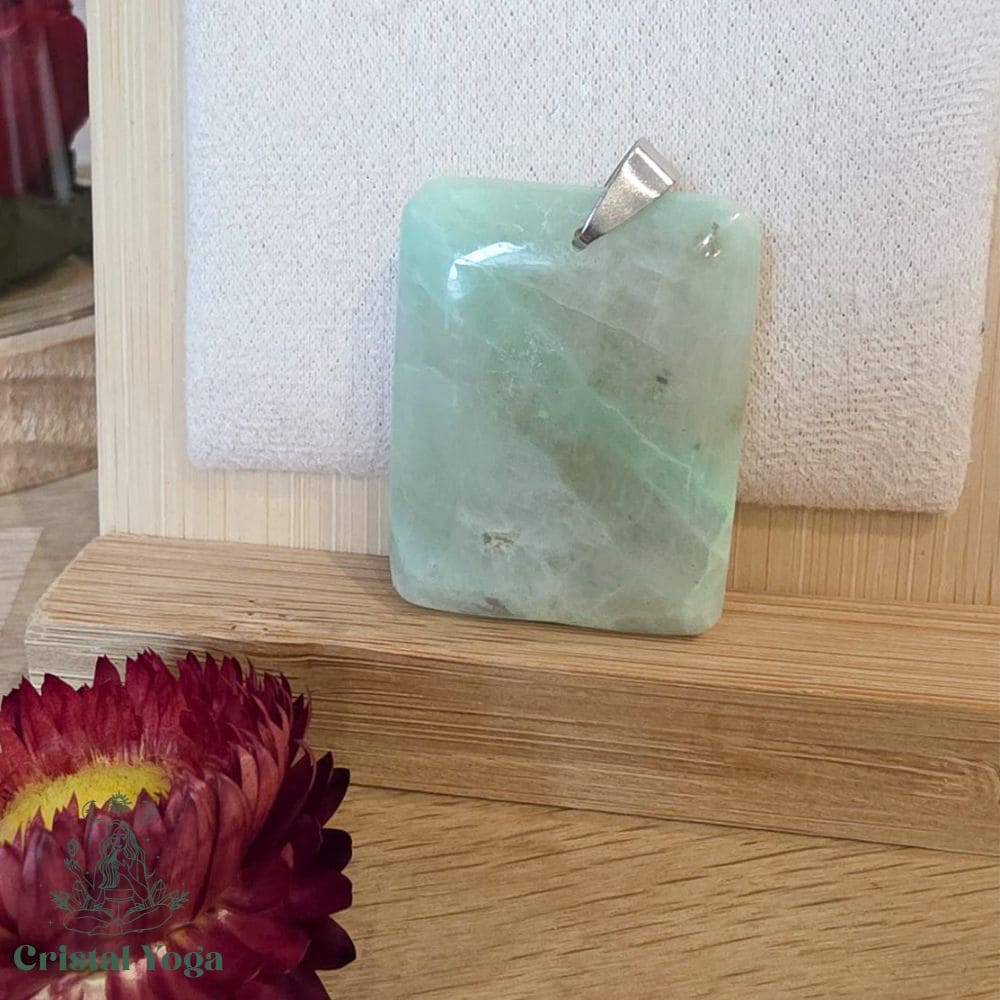 Pendentif rectangle en garniérite